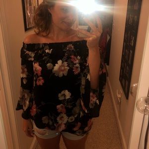Off the shoulder blouse